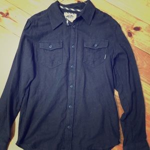 Vans long sleeve button up M Dark Brown Shirt